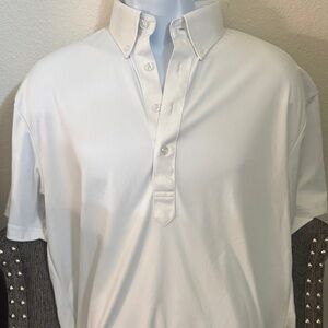 Elegant White Men's Polo Shirt
